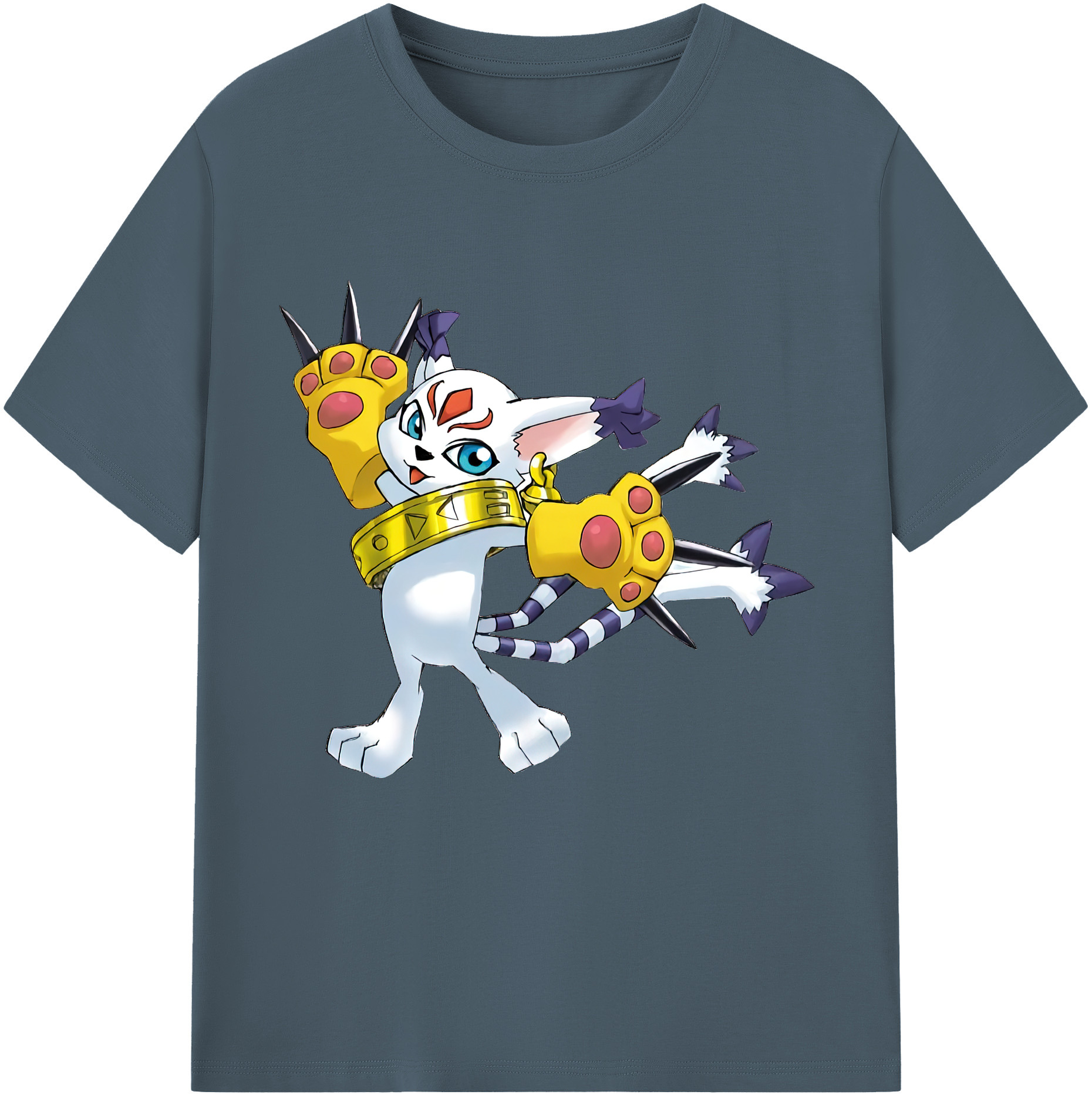 （画像用） Digimon デジタルモンスター/デジモン 綿100％半袖Tシャツ（フロントプリント）